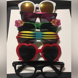 Floral Cute Heart Sunglasses fashion accessory daily Outdoor wear Nice Party